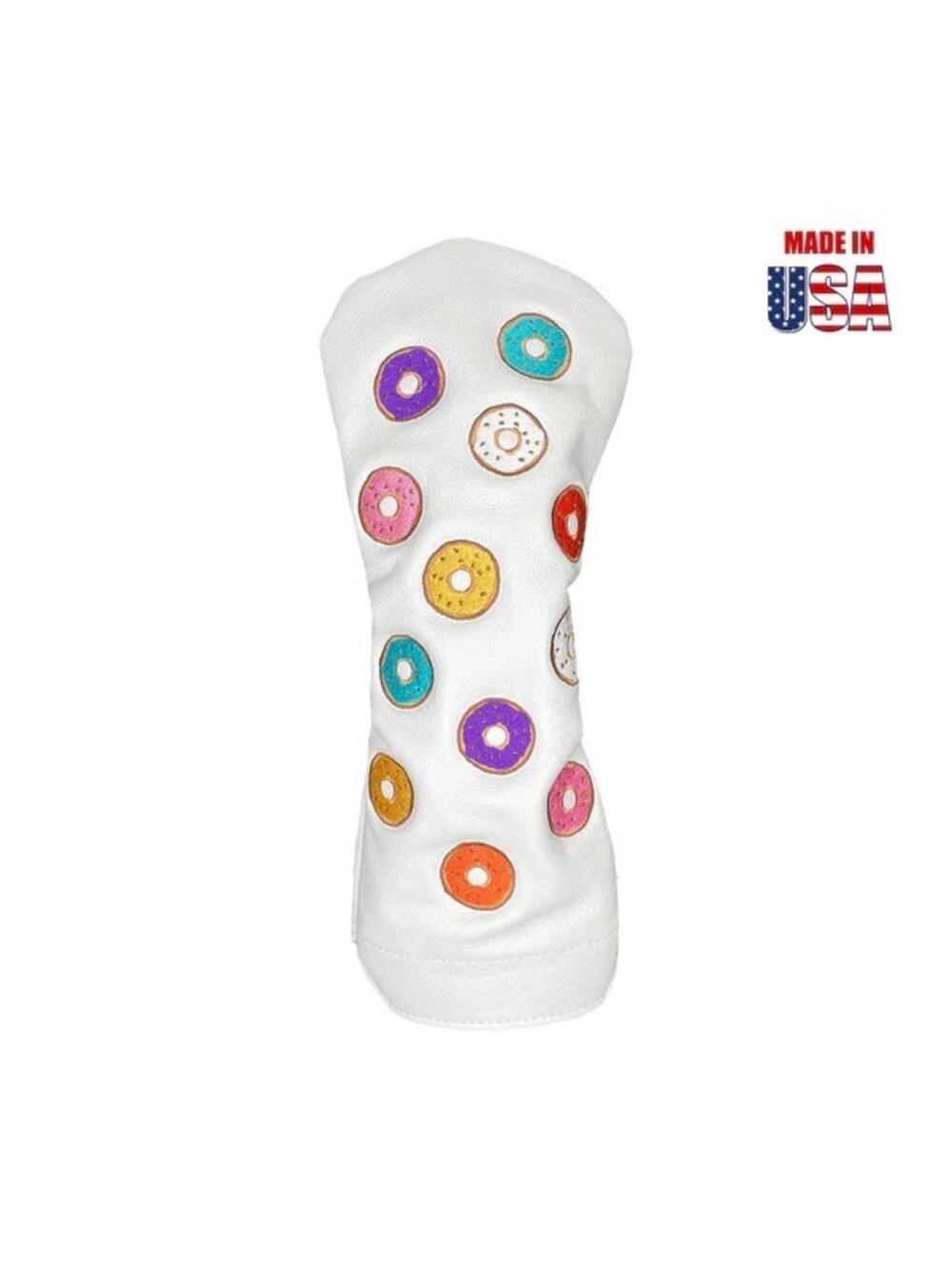 Winston Collection Premium Leather Driver Head Cover Donuts NEW